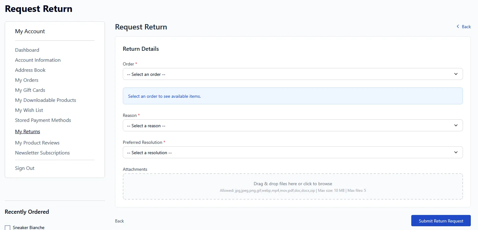 Mage-OS RMA request management